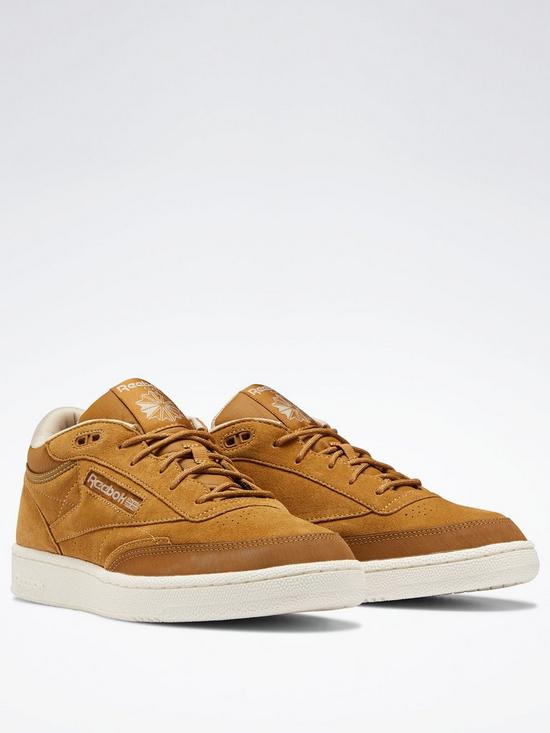 front image of reebok-club-c-mid-ii-shoes