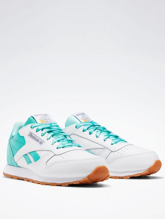 front image of reebok-classic-leather-shoes
