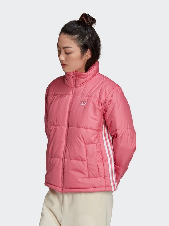 front image of adidas-originals-short-padded-jacket