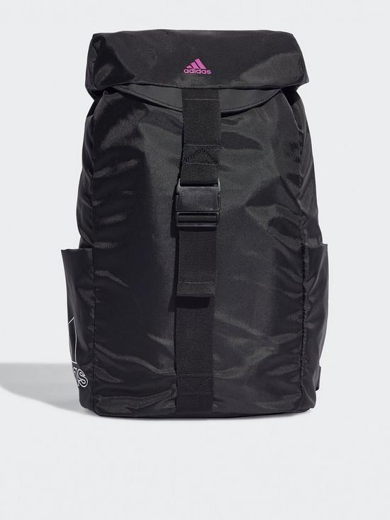 front image of adidas-canvas-sport-backpack