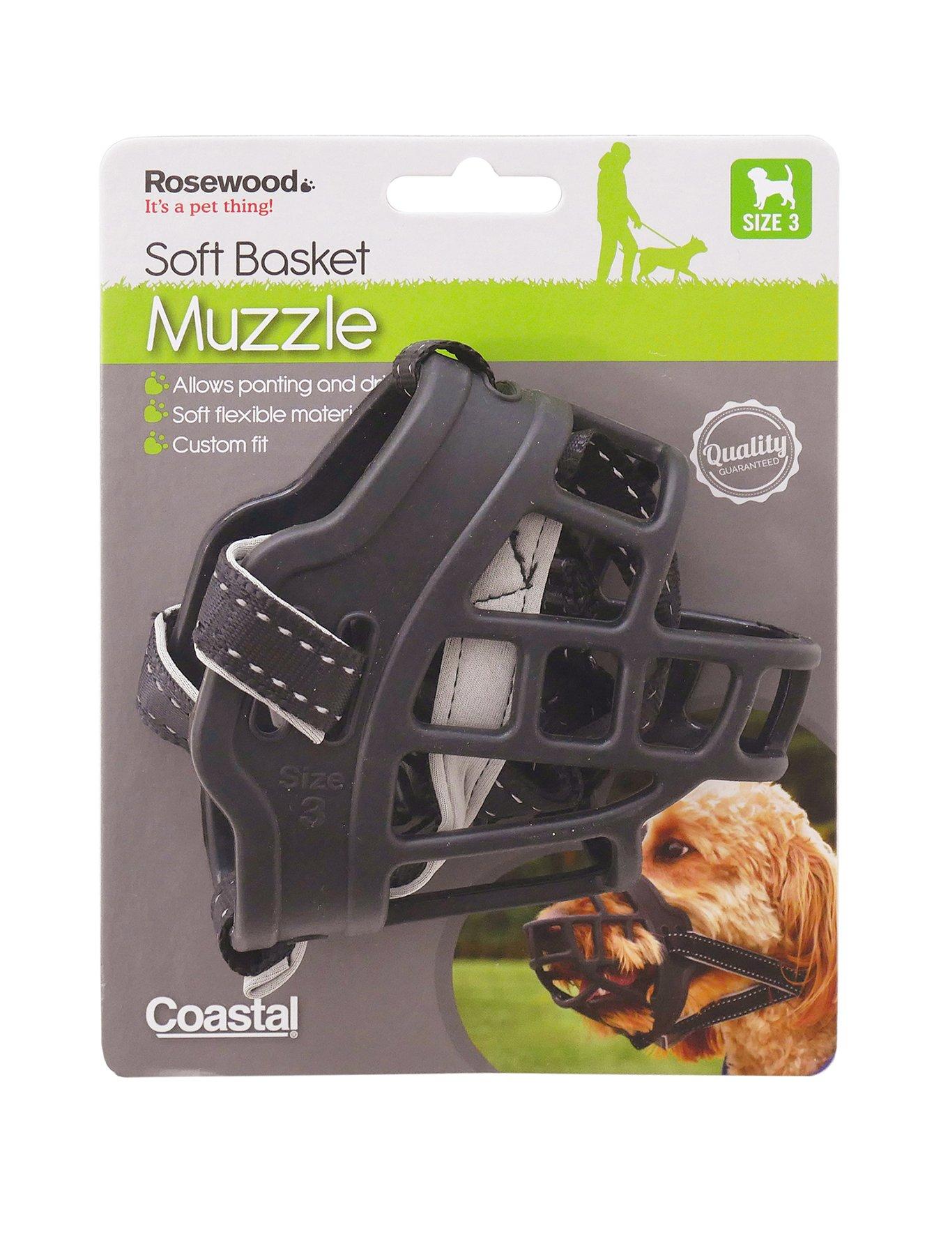 undefined Coastal Soft Basket Muzzle Black Size 3