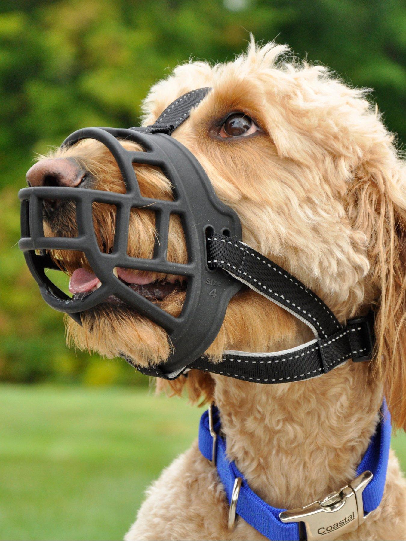 Rosewood Coastal Soft Basket Muzzle Black Size 4