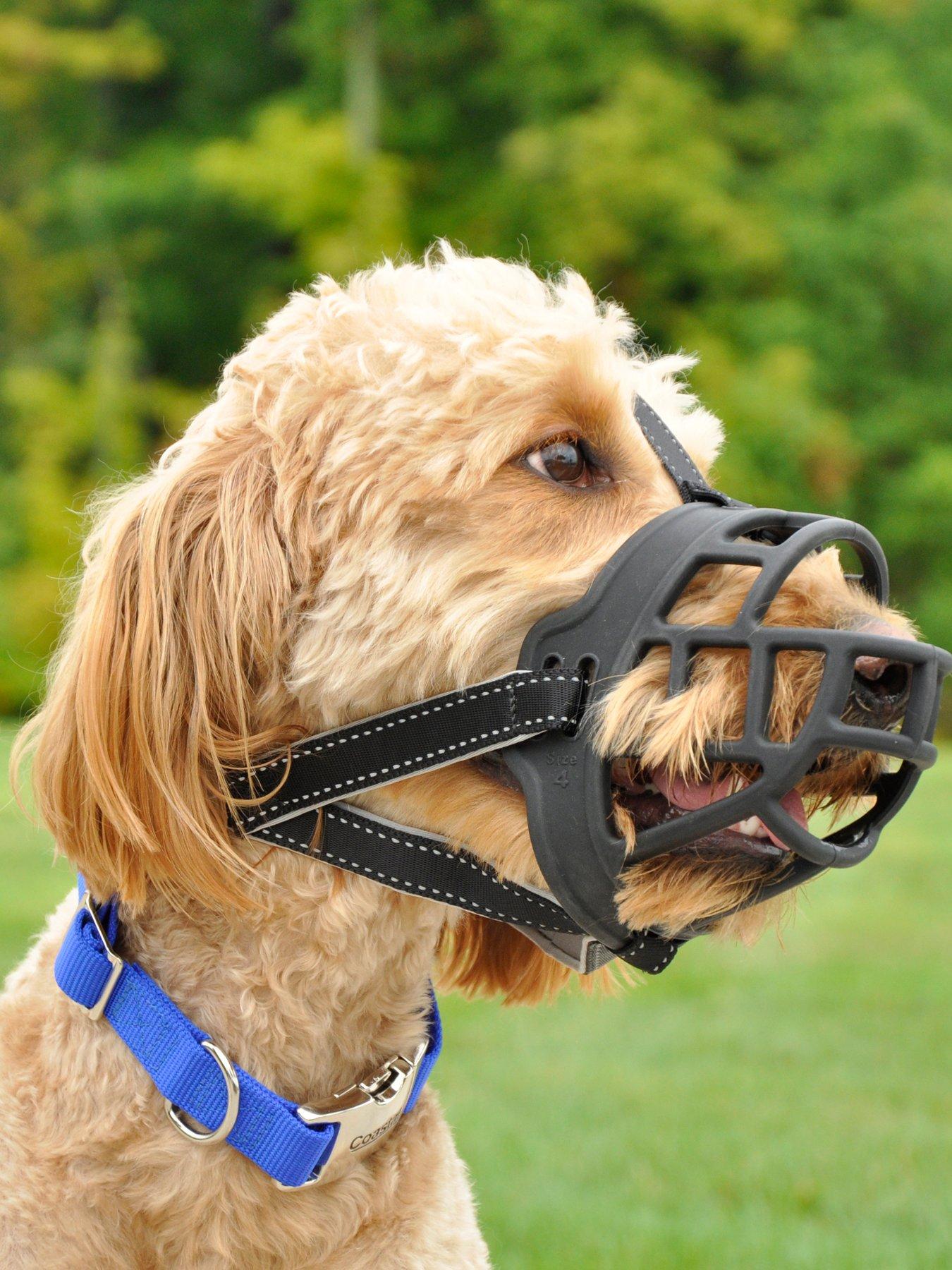 Image 3 of 5 of Rosewood Coastal Soft Basket Muzzle Black Size 4