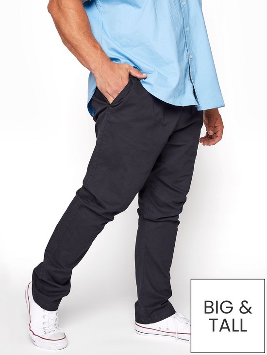 front image of badrhino-essential-rugby-trousers-navy