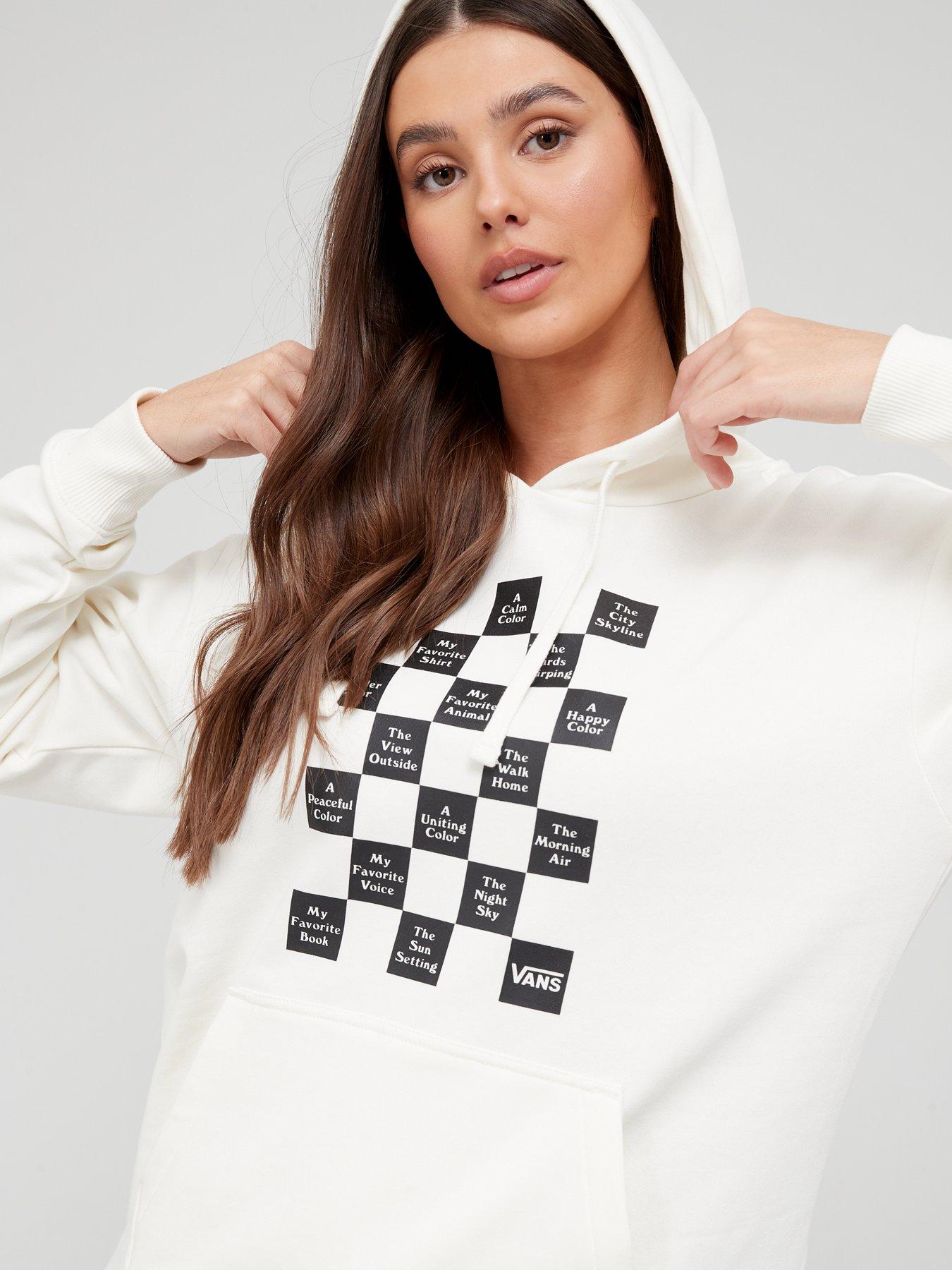  Checkerboard 21 Hoodie - White/Black