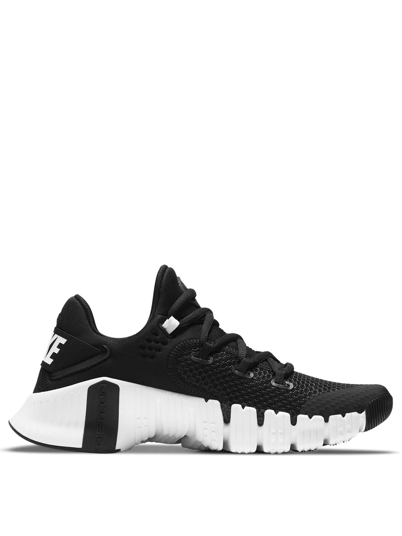 Nike Free Metcon 4 - Black/White | Very.co.uk