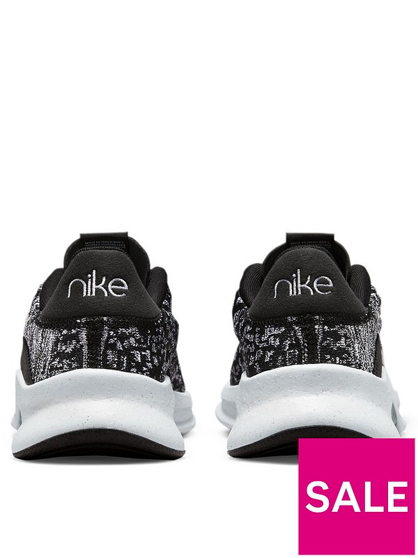 Nike Superrep Go 3 Flyknit - Black/Silver/White | very.co.uk