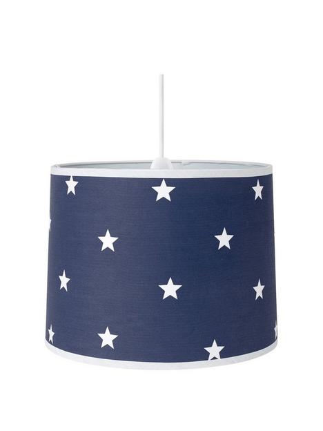 great-little-trading-co-stardust-kids-easy-fit-ceiling-light-shade-navy
