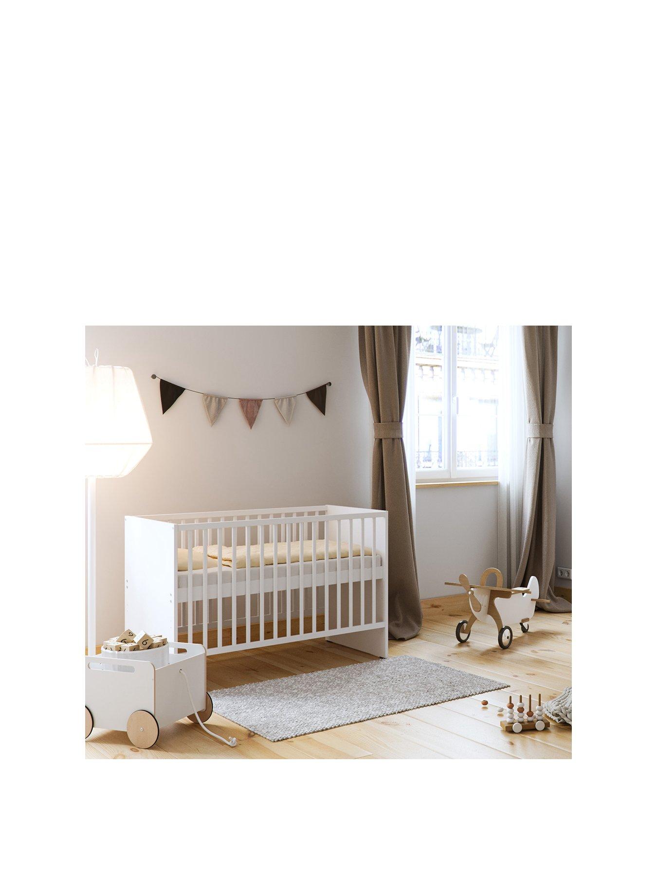 Product photograph of Little Acorns Santorini Cot Bed from very.co.uk