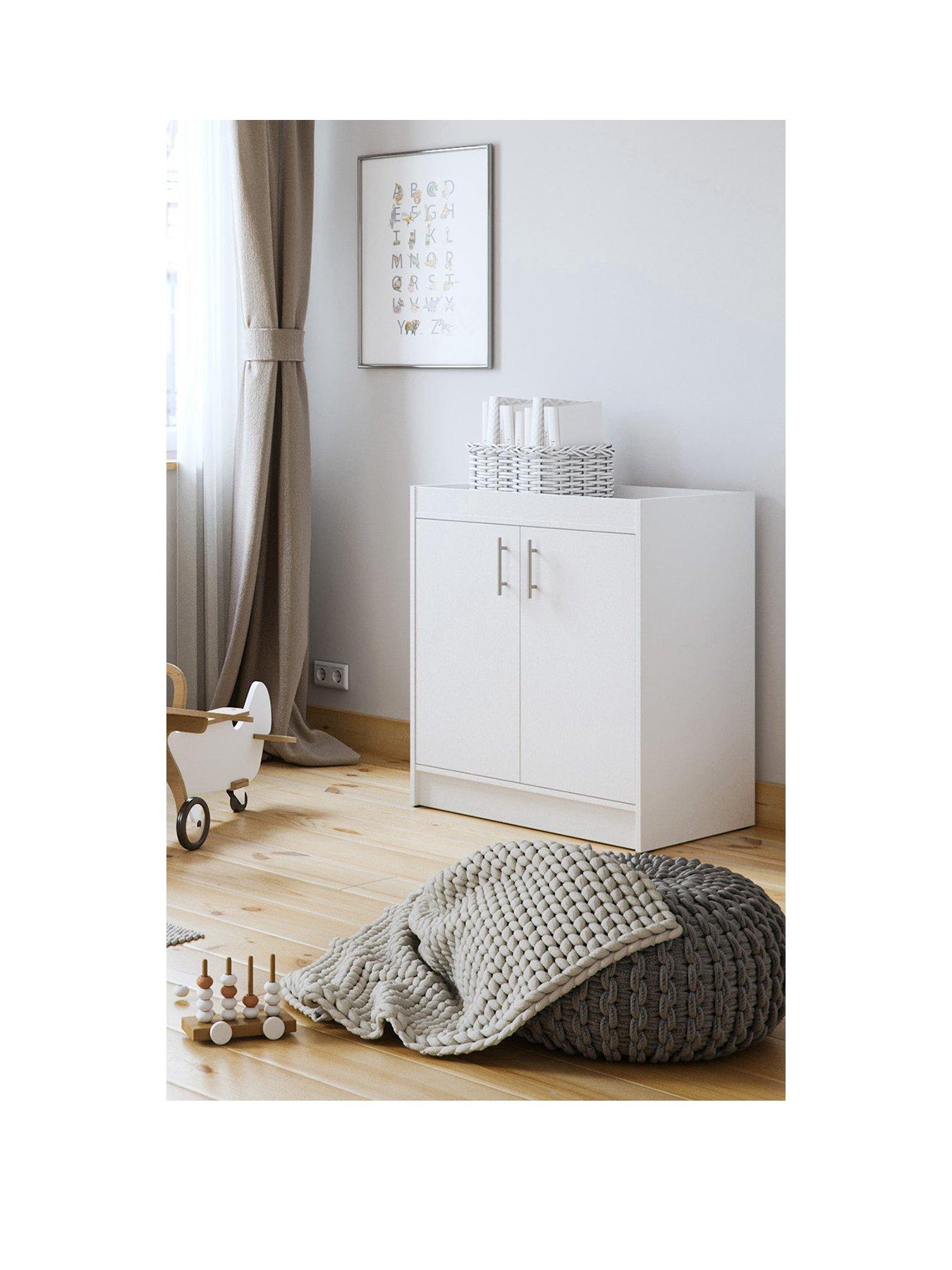 Product photograph of Little Acorns Santorini 2 Door Dresser Inc Changer from very.co.uk