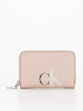 calvin-klein-jeans-sculpted-monogram-medium-zip-around-purse-pink