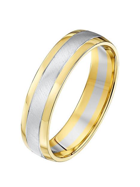 love-gold-9ct-white-yellow-gold-wedding-band-ring