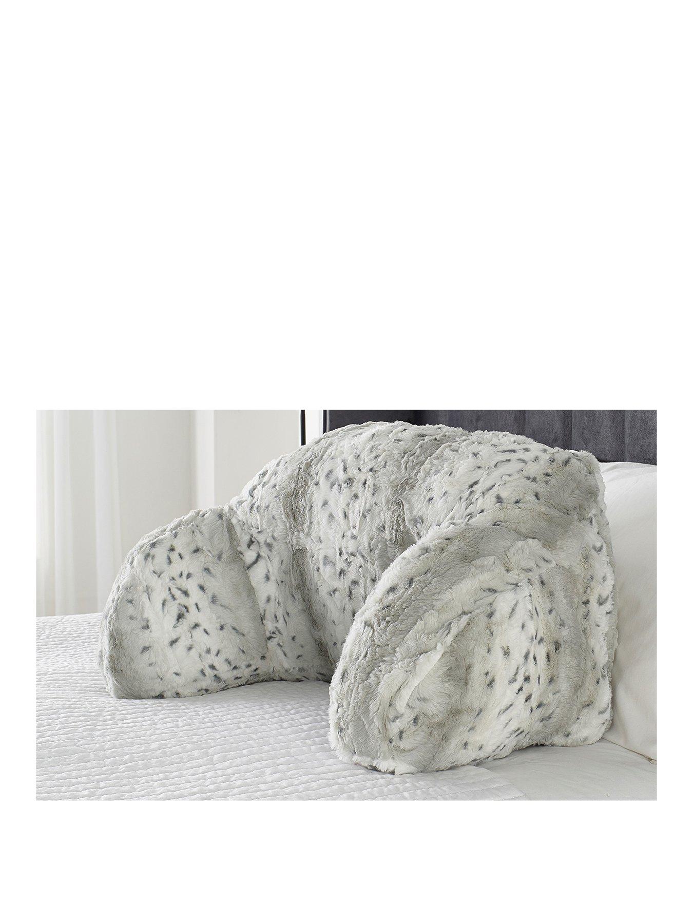 Product photograph of Everyday Collection Snow Leopard Cuddle Cushion from very.co.uk