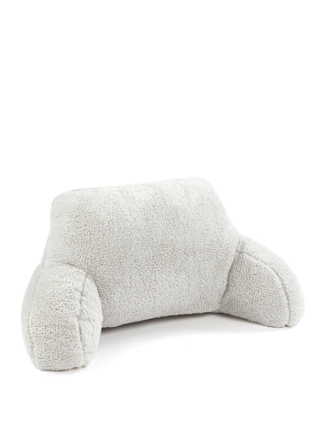 Image 2 of 4 of Very Home Fleece Cuddle Cushion - Grey