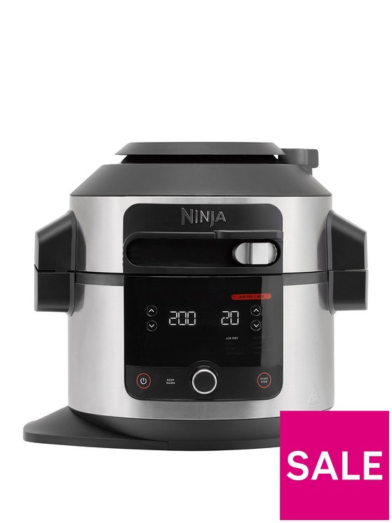 front image of ninja-foodi-11-in-1-smartlid-multi-cooker-6l-ol550uk