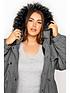 yours-yours-new-balloon-sleeve-fashion-parka-greyoutfit