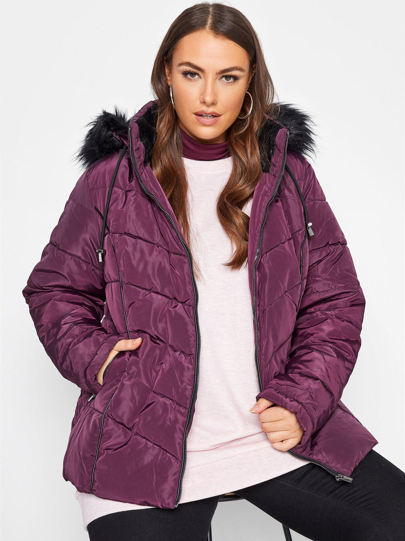 purple parkas ladies