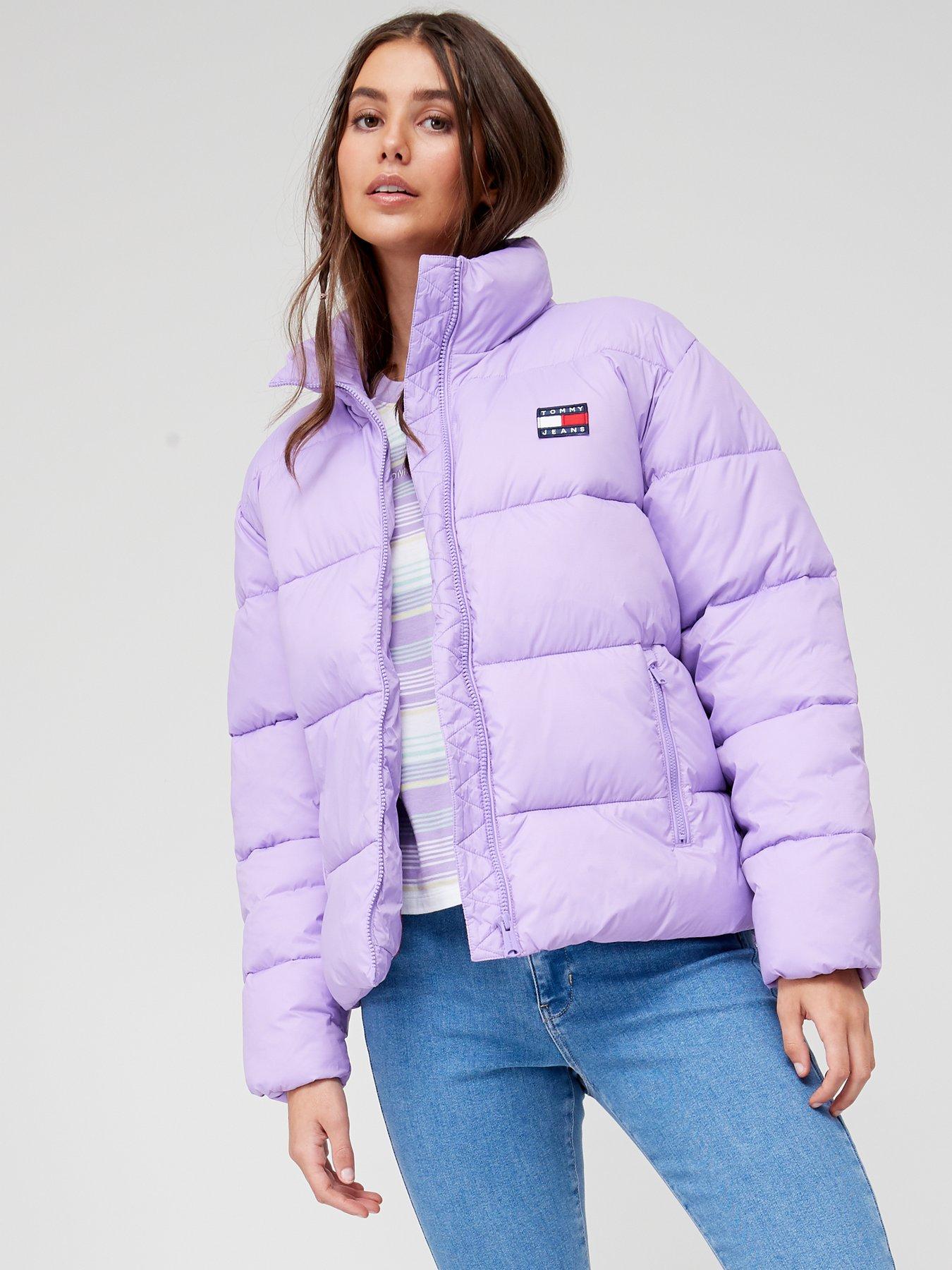 tommy jeans modern faux fur puffer coat