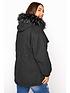 yours-yours-new-balloon-sleeve-fashion-parka-blackstillFront