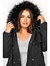 yours-yours-new-balloon-sleeve-fashion-parka-blackoutfit