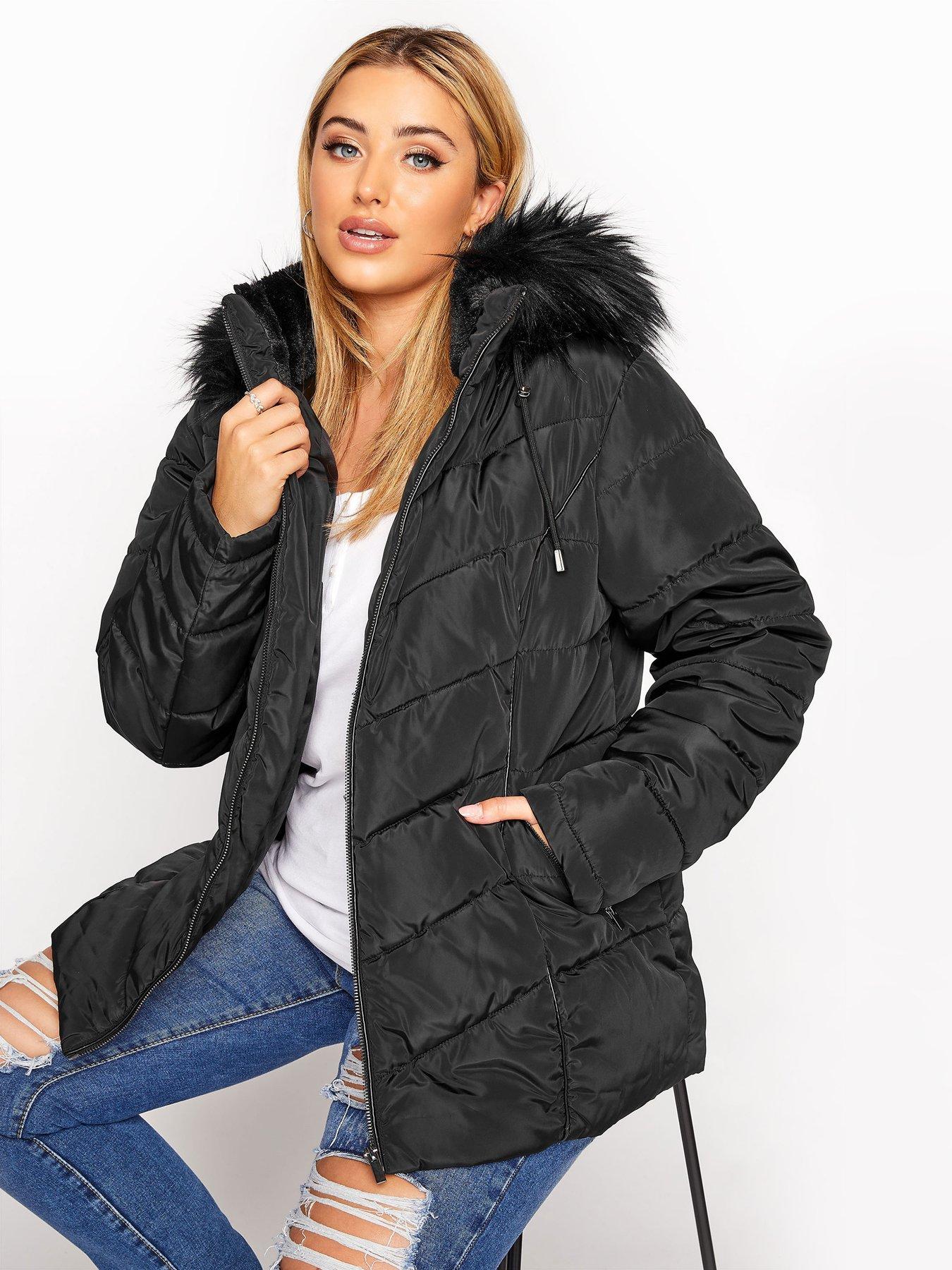 plus size womens long puffer coats