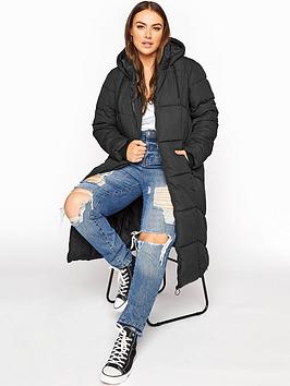 yours-yoursnbsplongline-padded-coat--nbspblack
