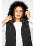 yours-yours-padded-faux-fur-trim-gilet-blackoutfit