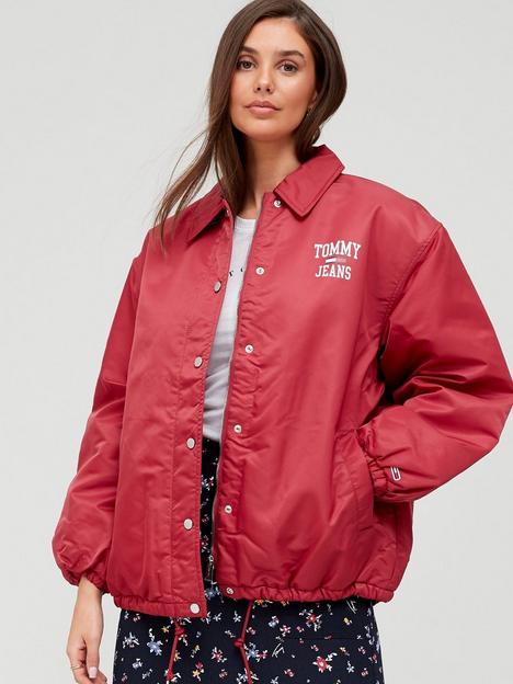 tommy-jeans-nylon-padded-lining-coach-jacket-red