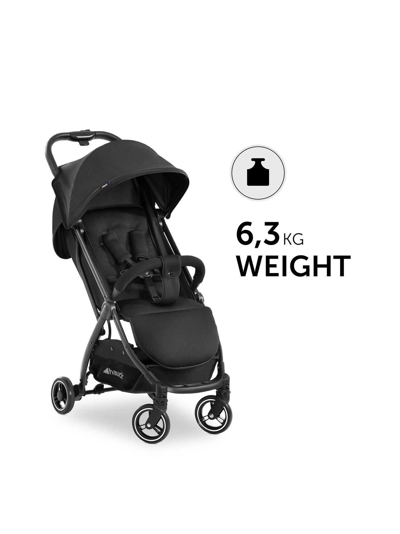 Pushchair with outlet large hood