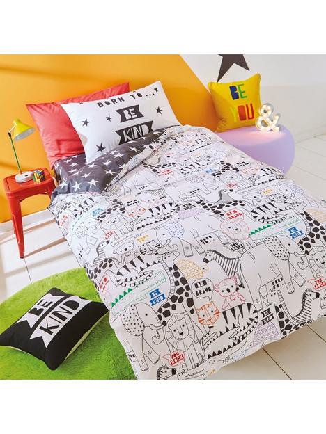 born-to-be-born-to-be-kind-organic-cotton-duvet-set-double