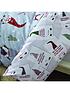  image of catherine-lansfield-christmas-gnomes-brushed-cotton-duvet-cover-set-grey