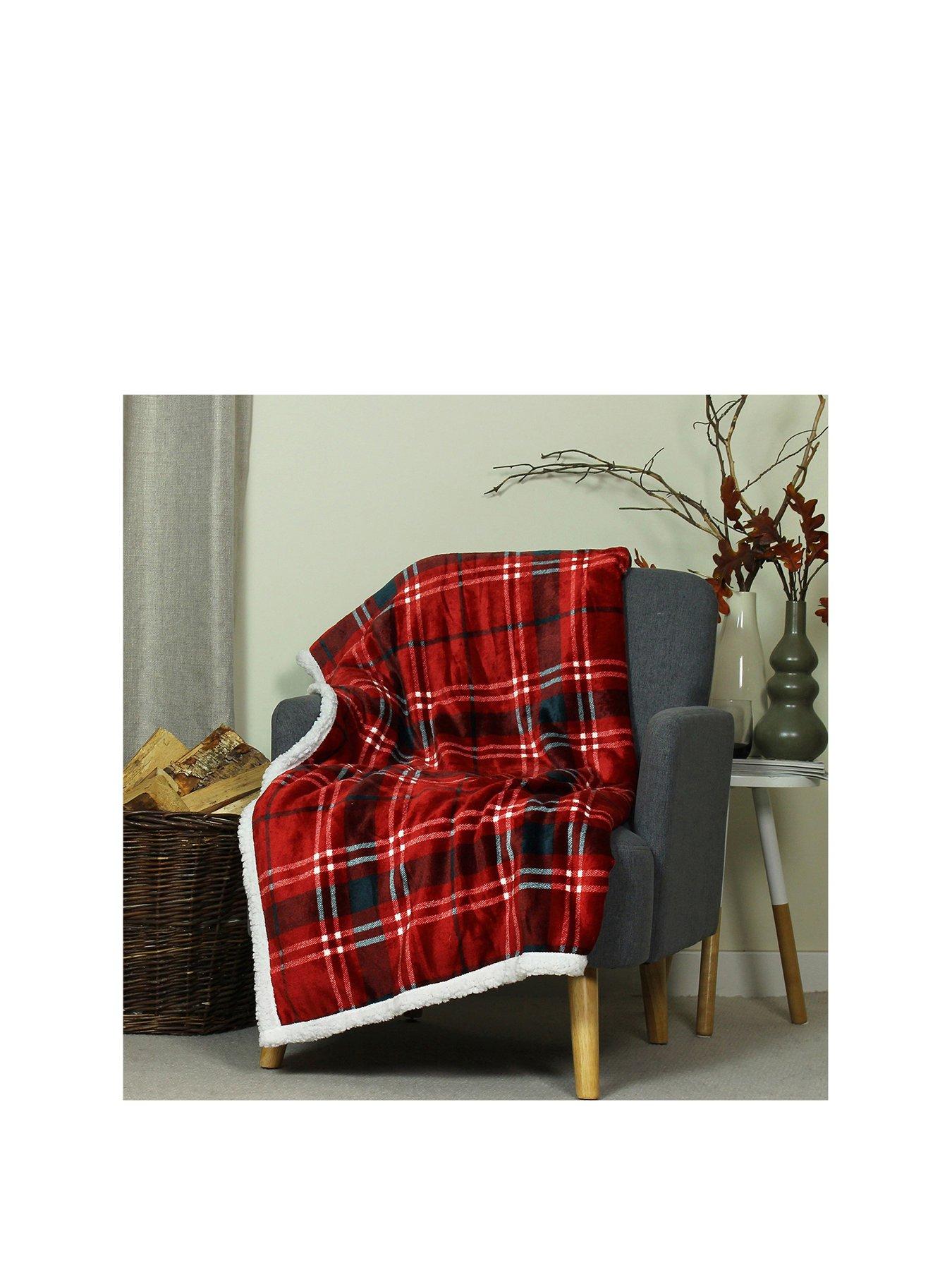 Furn Blake Sherpa Throw very.co.uk