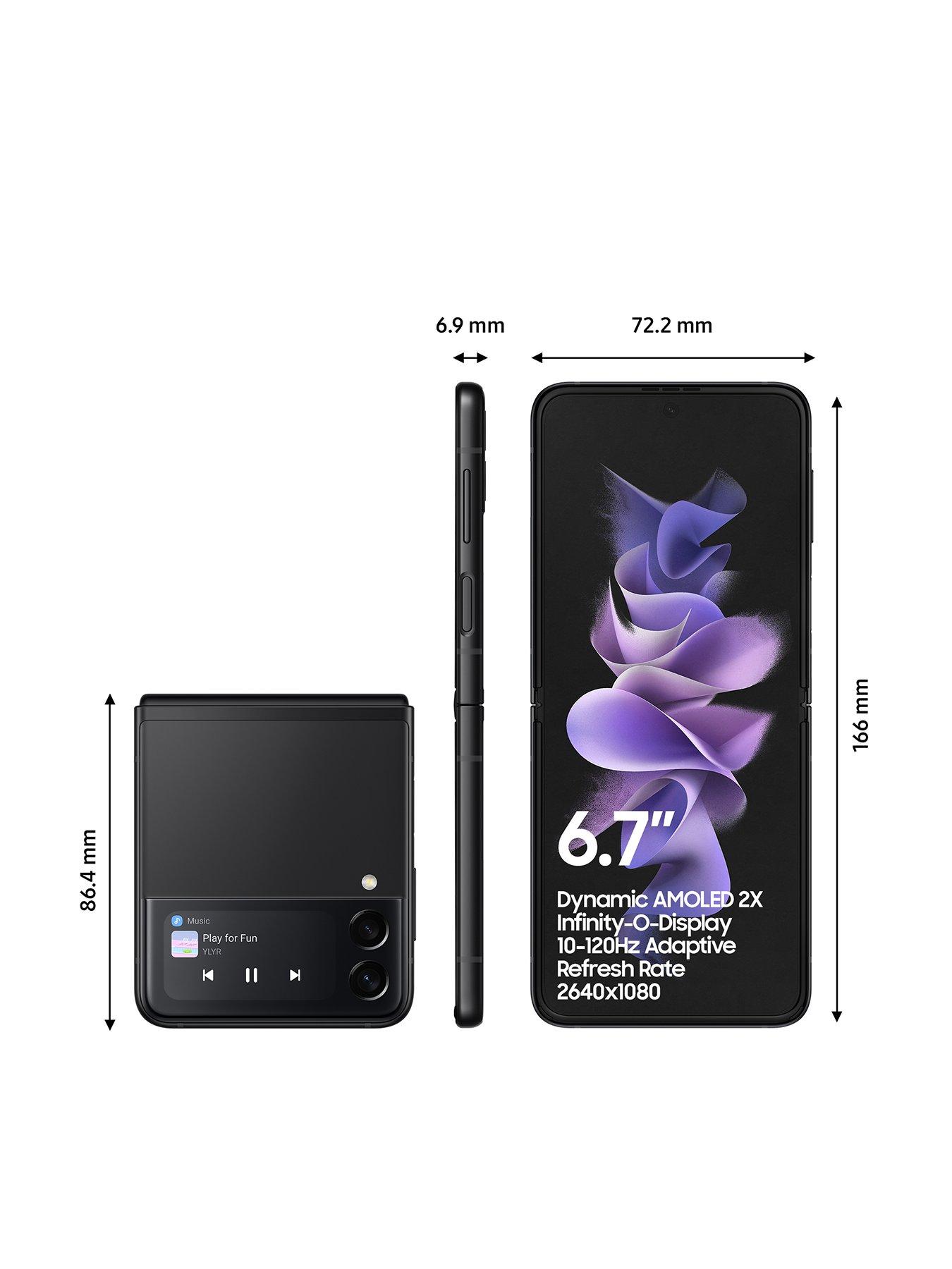Samsung Galaxy Z Flip 3 5g 256gb Black Very Co Uk