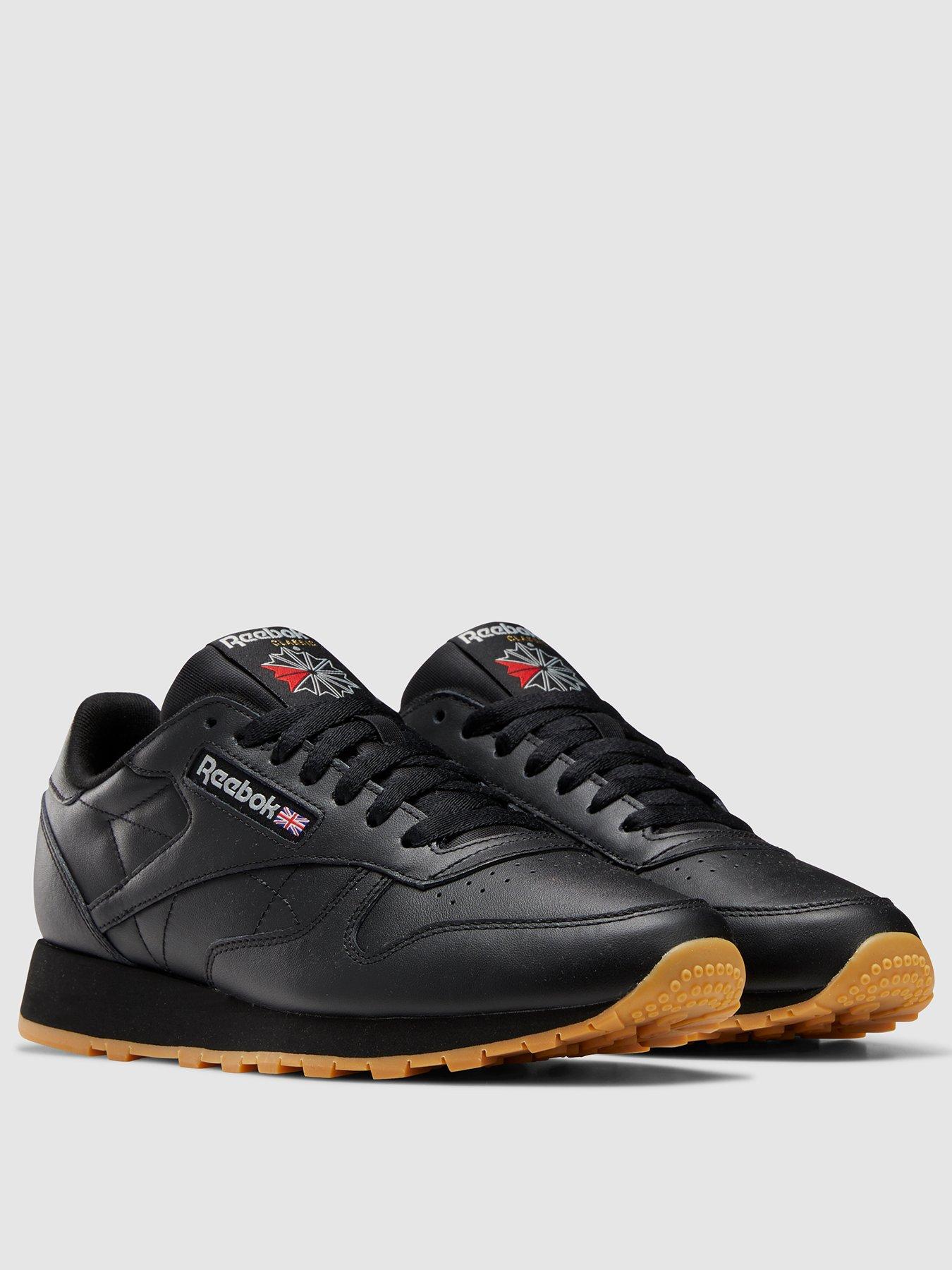 Reebok classic sale trainers black