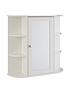premier-housewares-mode-white-bathroom-cabinet-mirrored-door-6-shelvesstillFront