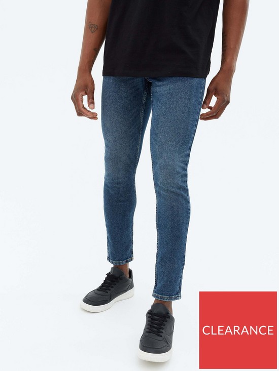 front image of new-look-skinny-stretch-jeans-mid-wash