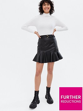 new-look-leather-look-belted-flippy-hem-mini-skirt-blacknbsp