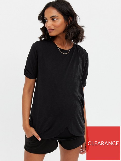 new-look-maternitynbspnursing-t-shirt-black