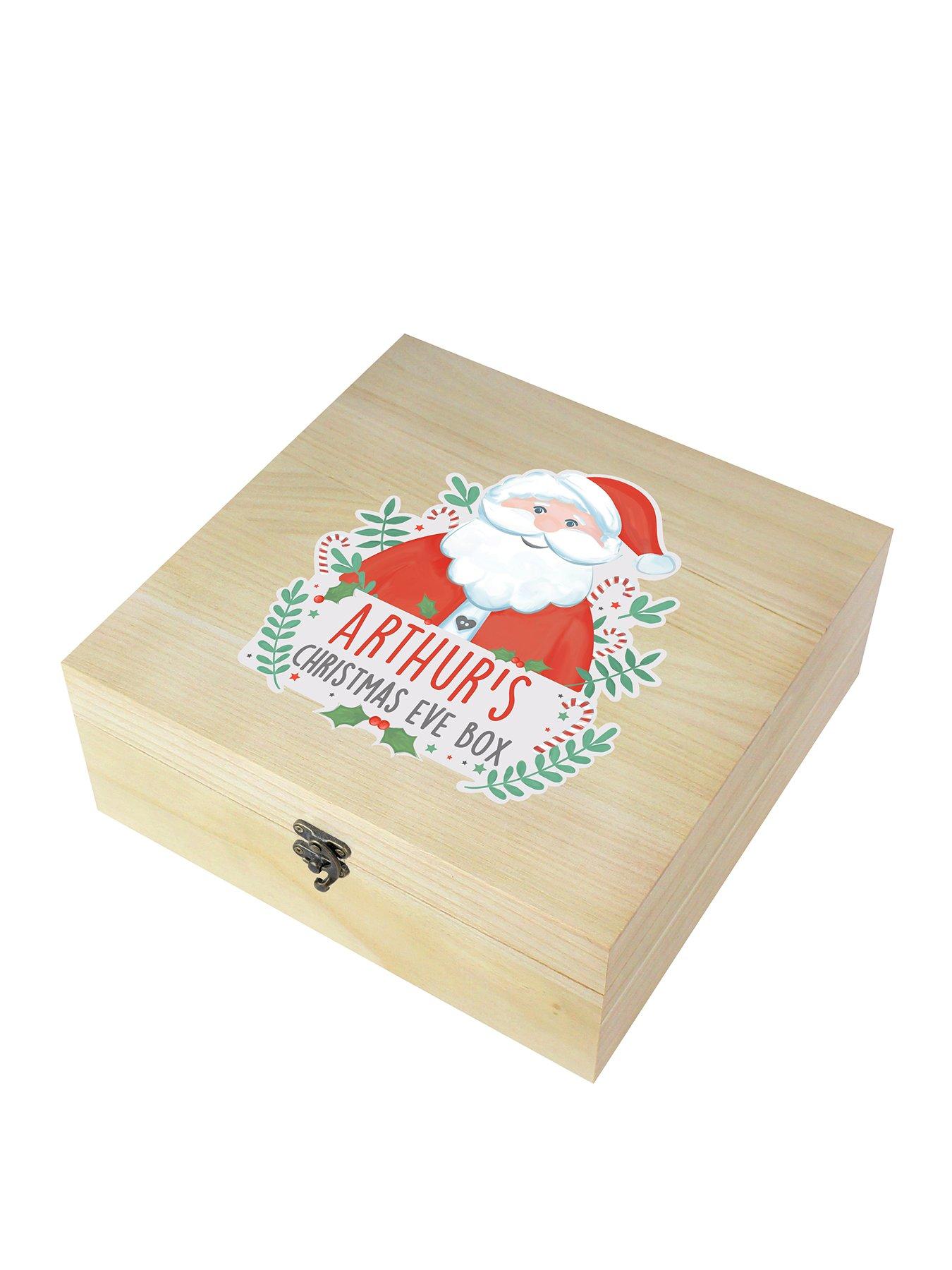 Product photograph of The Personalised Momento Co Personalised Father Christmas Christmas Eve Box from very.co.uk