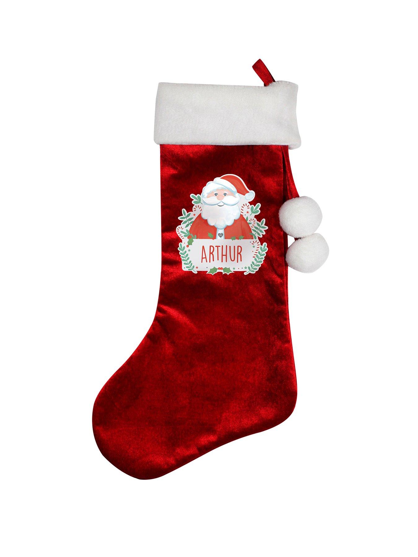 Product photograph of The Personalised Momento Co Personalised Father Christmas Stocking from very.co.uk