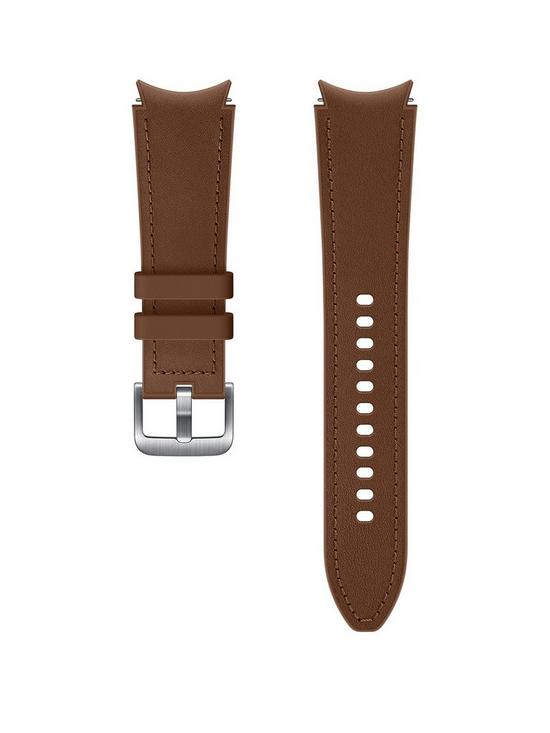 front image of samsung-hybrid-leather-band-ml-camel