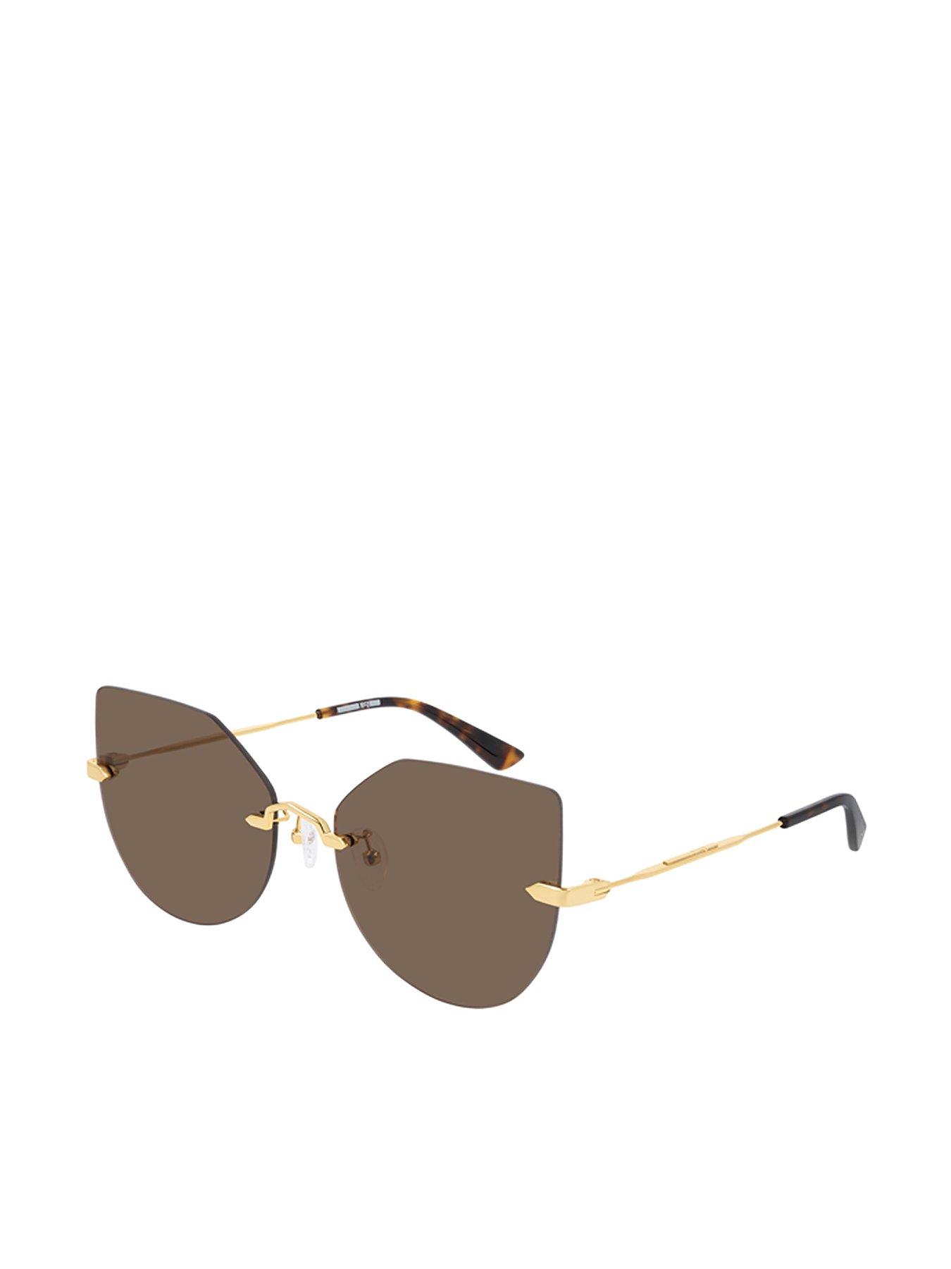  Cateye Sunglasses - Gold/Brown