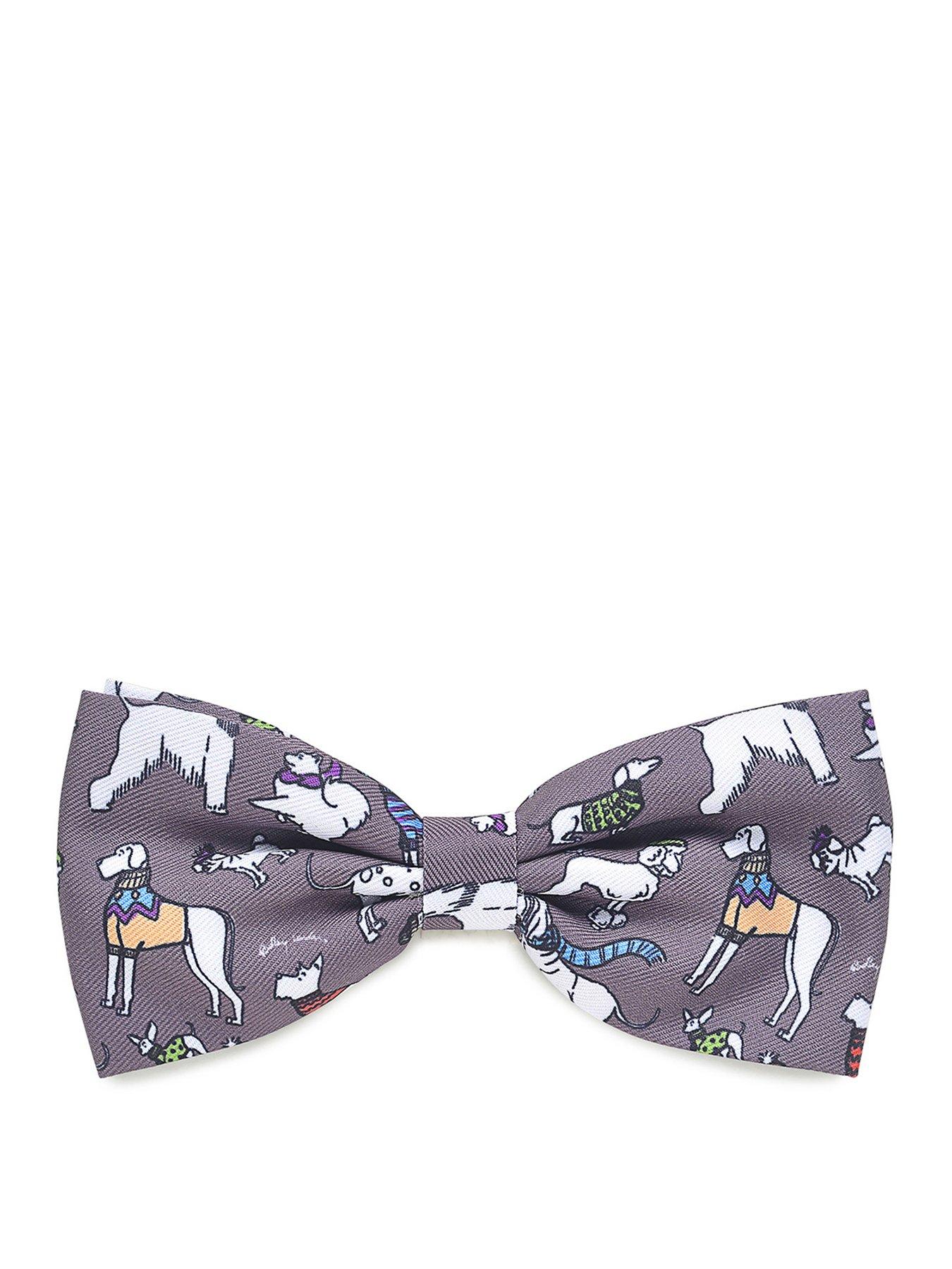 Product photograph of Radley Printed Dog Bowtie from very.co.uk