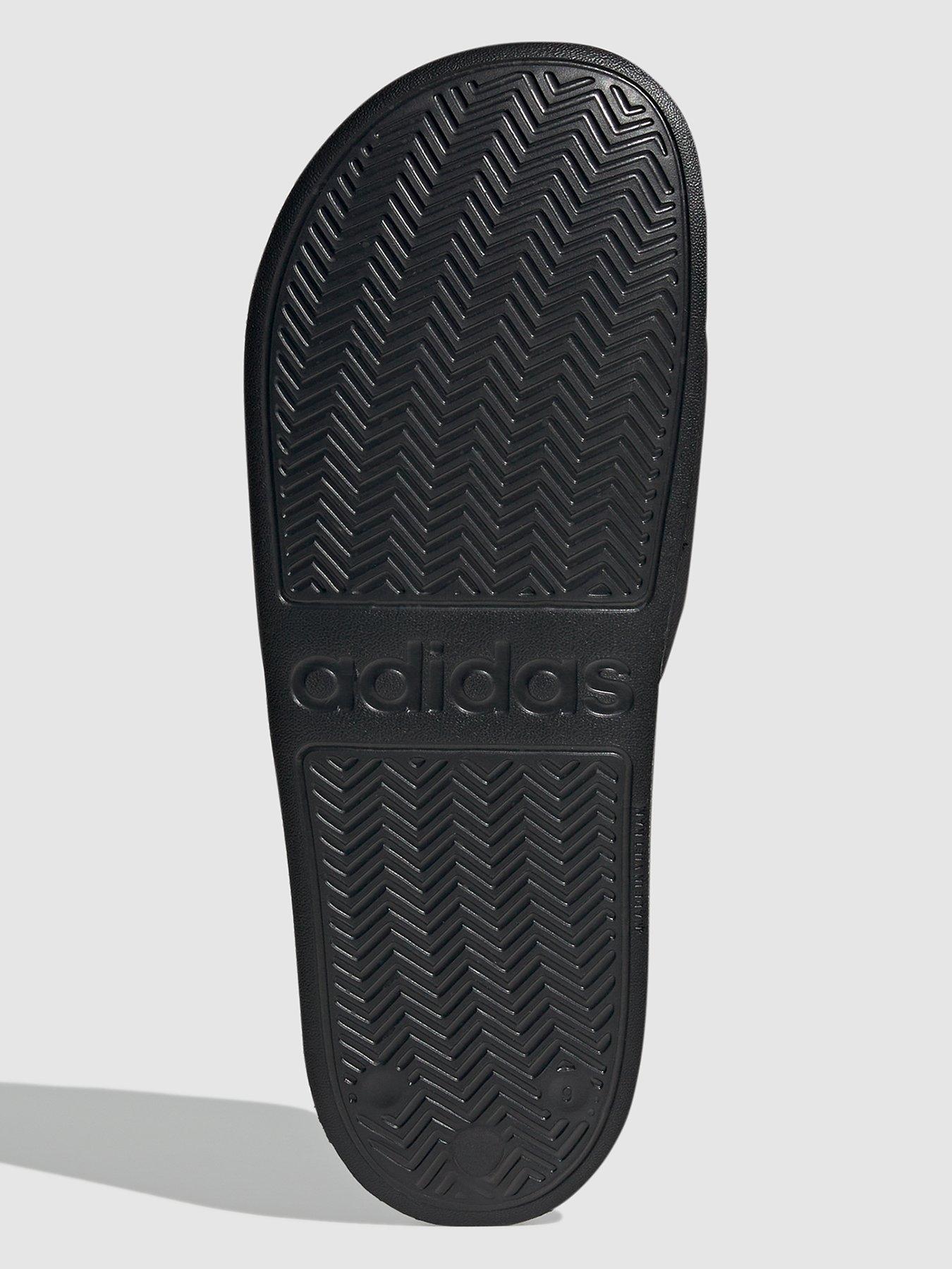 Image 5 of 6 of adidas Sportswear Mens Adilette Shower Sliders - Black/White
