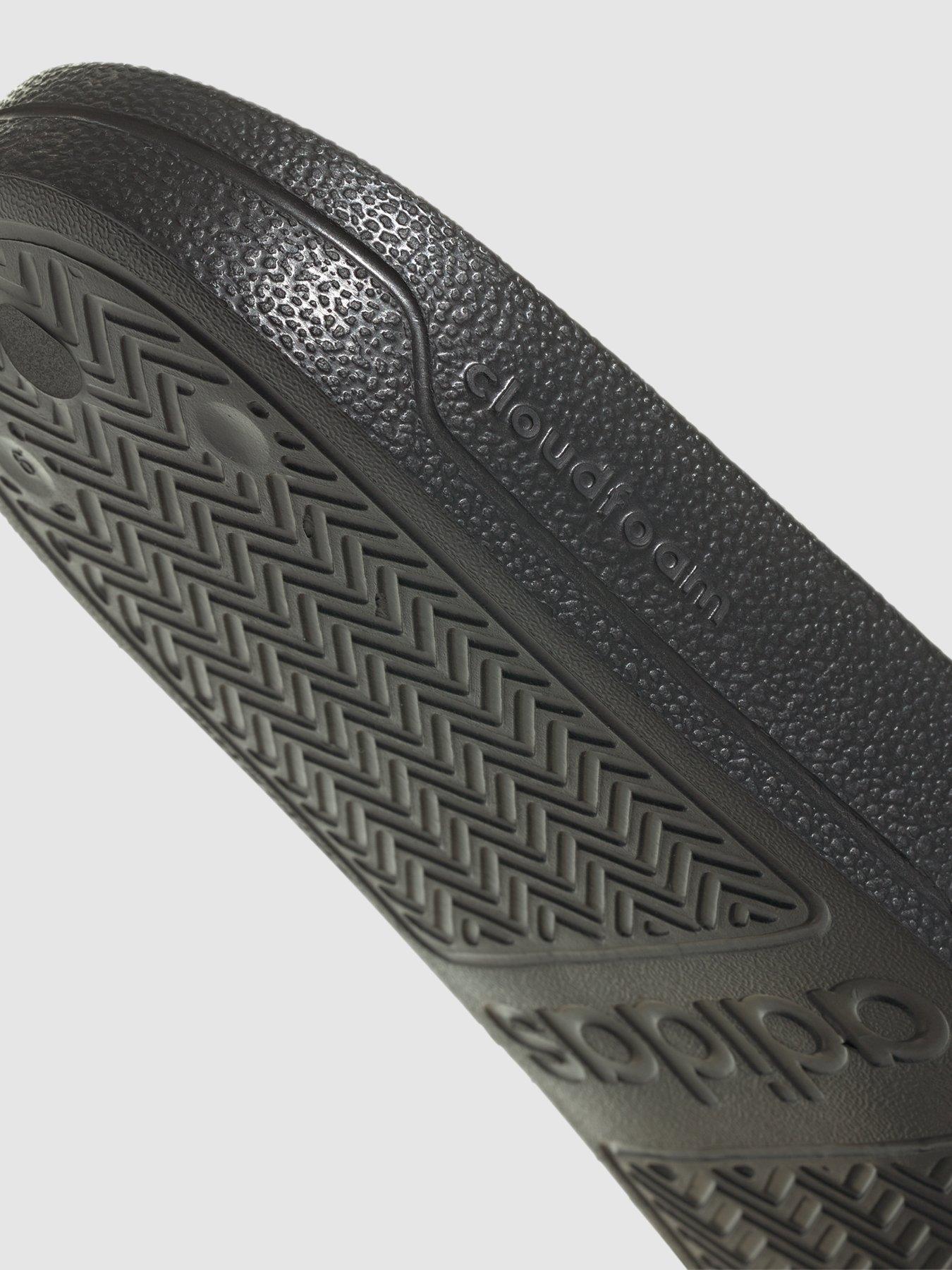Image 6 of 6 of adidas Sportswear Mens Adilette Shower Sliders - Black/White