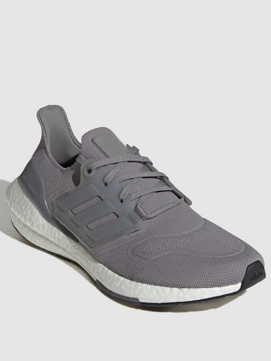 front image of adidas-ultraboost-22-running-shoes-grey