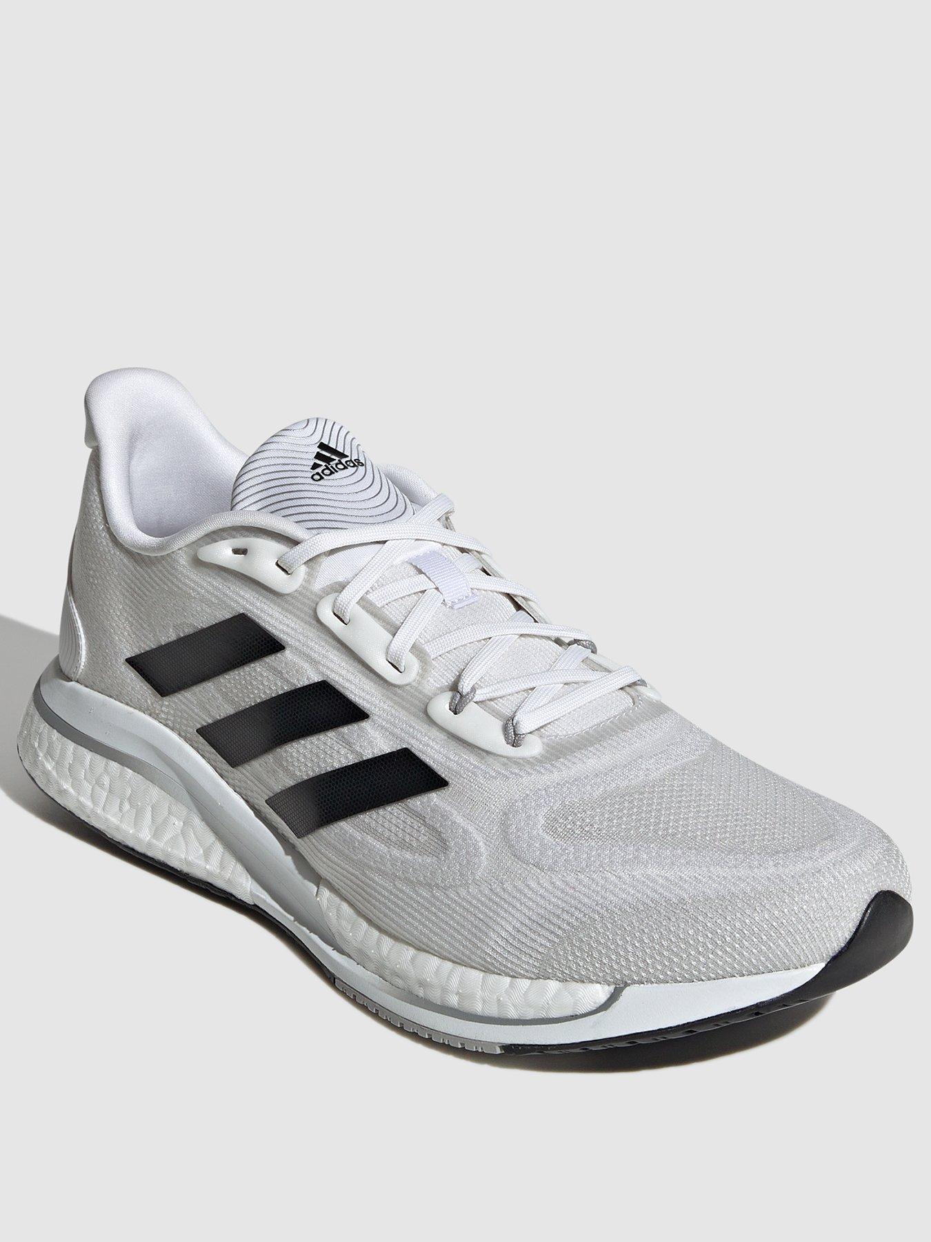 adidas Supernova + M Running Shoes - White/Black | very.co.uk