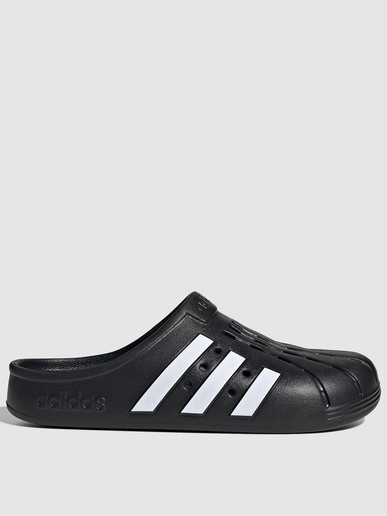 Image 1 of 6 of adidas Sportswear Unisex Adilette Clog - Black/White