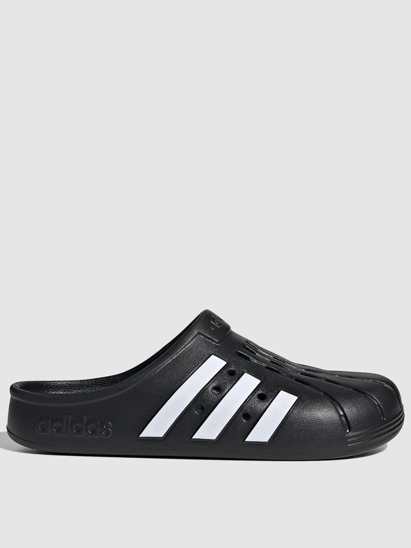 adidas Sportswear Unisex Adilette Clog - Black/White