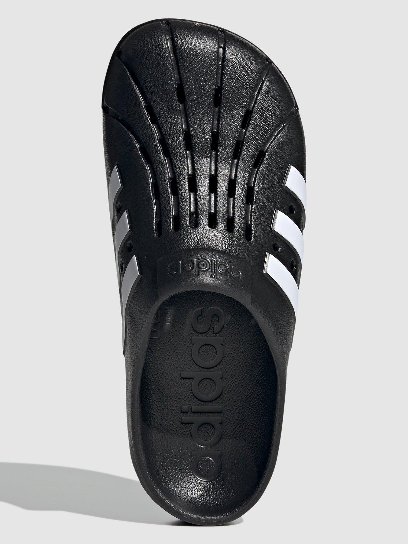 Image 4 of 6 of adidas Sportswear Unisex Adilette Clog - Black/White